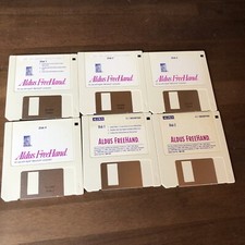 Vintage Aldus FreeHand version 3.0 Install Disks Only for Macintosh picture