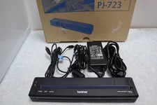 Brother Pocket Jet Mobile Printer PJ-723 Series Black W/ Accessories Box Japan picture
