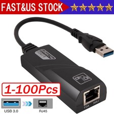 USB 3.0 Gigabit Ethernet LAN RJ45 1000Mbps Network Adapter For Windows PC Lot picture