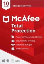 McAfee Total Protection- 10 Devices / 1 Year- Global picture