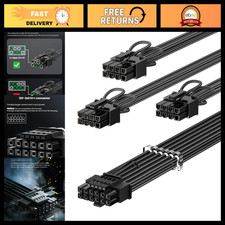 12V HPWR 600W PCIe 5.1 16pin (12+4) GPU Power Cable for High-Performance PCs picture