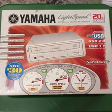 Yamaha Light Speed External CD RW Recorder 20x CRW2200uxz picture