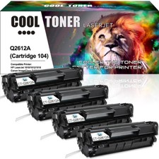 4PK Q2612A Toner Compatible with HP 12A LaserJet 1010 1012 1018 1020 1022nw 3015 picture