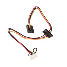 1PC 6 Pin To 2-Port HDD SATA Power Socket Cable Conector For Acer Computer NEW picture