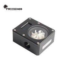 FREEZEMOD WDXS-T4 PC Water Cooling Flow Meter LCD Temp Display Sensor picture