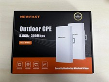 2pcs Wireless Bridge, Outdoor CPE 5.8GHz 300Mbps Security Monitoring NF-B912 picture