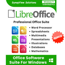 LibreOffice Software Suite 2026 for Windows on USB ~ With Bonus 2.2k Fonts picture
