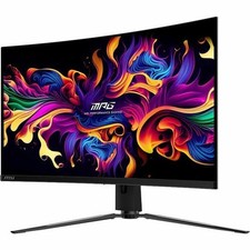 MSI MPG 321CURX QD-OLED 32  Class 4K UHD Curved Screen Gaming OLED Monitor - 16: picture