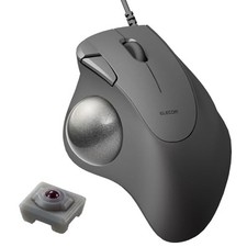 ELECOM Ergonomic Comfort Design Trackball IST Wired USB-A Connection  Smooth picture