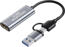 HDMI Capture Card, 4K HDMI to USB/USB-C Capture Device, Video Capture Card picture