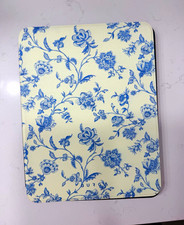 BURGA Folding Folio Tablet Case Floral w/ Stand Black/White/Blue picture