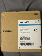 Canon PFI-306PC Photo Cyan Ink Tank EXPIRES 2016 NEW SEALED BOX picture