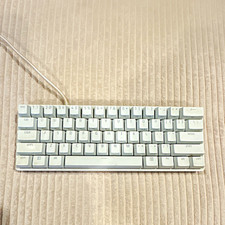 Compact Portable Hudsmon pro mini Wired Keyboard White QWERTY Standard English picture