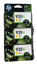 Lot Of 3 HP 935XL High Yield Yellow Ink Cartridges (C2P26AN) EXP Aug 2023 picture