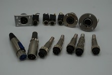 Lot of Audio Connectors XLR DIN Multi-Pin Panel Mount Cable Mount Neutrik picture