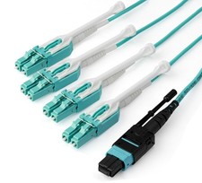 StarTech-New-MPO8LCPL1M _ STARTECH 1M (3.3FT) MTP(F) /PC TO 4X LC/PC D picture