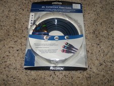 6ft. Component Video Cable gold plated (Satellite, DVD TV) New and Sealed picture