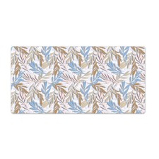Decorative Pad Mat For Desk PC Laptop Keyboard Pastel Leaves 90x45 picture