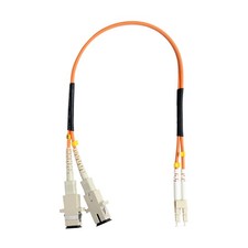 1FT LC To SC Fiber Optic Adapter Cable Multimode OM1 62.5/125 Duplex picture