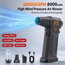 Electric Compressed Air Duster 2in1 Blowing & Suction 280,000RPM Vacuum Cleaner picture
