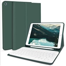 Funda Teclado Inalámbrico Magnético Bluetooth para iPad 10.2 2020 8th 7th Gen picture