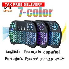 MRSVI i8 2.4G Air Mouse Remote with Touchpad Backlit Mini Wireless Keyboard picture