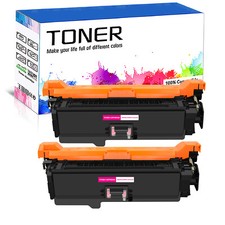 2PK Magenta CE253A 504A Toner for HP LaserJet CP3520 CM3530 CM3530fs CP3525 picture