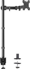 HUANUO Single Monitor Arm with 39 inch ExtraTall Pole, Adjustable Computer De... picture