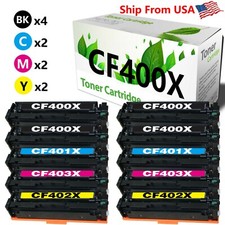 10PK 201X CF400-3X Toner Cartridge for Color Pro MFP M252dw picture