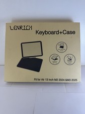 Lenrich Pink Keyboard Casefor iPadAir 13 M2/M3 Bluetooth Touchpad Stand Holder 2 picture