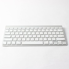 Apple Wireless Bluetooth Keyboard White QWERTY Mac Compatible picture