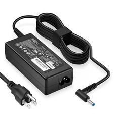 HP Laptop Charger 65W/45W Smart Blue Tip Power Adapter - Fast Charging, Portable picture