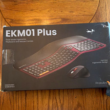 ProtoArc EKM01 Plus Wireless Ergonomic Keyboard & Mouse Combo English QWERTY picture
