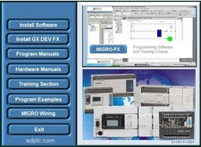 Ladder Logic Migro PLC Programming Developer Software w training section DVD picture