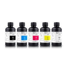 5x250ML/Bottle Hard UV Ink For Epson DX5 DX7 XP600 TX800 Printers picture