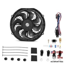 Universal 10-Inch Slim Electric Radiator Cooling Fan Kit – 12V 80W 10 inch picture