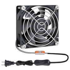 Muffin Fan 110V 120V 220V 3 Inch Fan with AC Plug Electronic Cooling Fan 80Mm X  picture