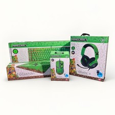 Minecraft Razer PC Gaming Bundle - Keyboard, mouse, headset & mousepad NEW picture