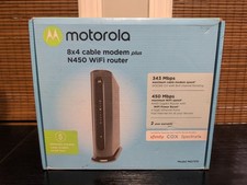 Motorola MG7315 Cable Modem Plus N450 WiFi Router 8x4 343 Mbps picture