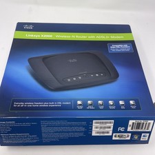 Cisco Linksys X2000 Wireless-N Router With ADSL2+ Modem 2.4Ghz picture
