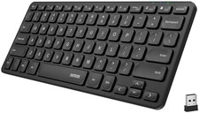 2.4G Wireless Keyboard Ultra Slim and Compact Wireless Keyboard with Media Hotke picture