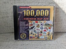 100,000 Designer Clip Art | 2000 PC CD ROM Windows 98 | Software Web Graphics  picture