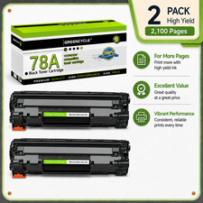 2PK 78A CE278A Toner Cartridge For HP LaserJet Pro M1536DNF MFP P1560 P1606DN picture