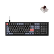 V6 Wired Custom Mechanical Keyboard Knob Version, Full-size Programmable Macro picture