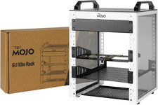 10 Inch Mini Server Rack 6U White Network Cabinet 7.87 Inch Deep for Devices picture
