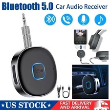 Bluetooth Car Aux Adapter 3.5mm Wireless Audio Receiver for Home Stereo Speaker picture