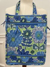 Vera Bradley Doodle Daisy Laptop Computer Travel Tote Business Work Excellent picture