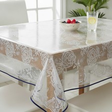 Versatile Clear PVC Desk Cover - 36x60 Inch, Non-Toxic, Heat-Resistant Protector picture