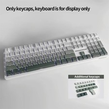 Letter Drive Topographic PBT Keycaps 98/133 Key Cherry Profile Side Print MX picture