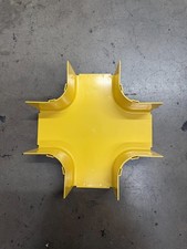 Panduit FRFWC4X4YL 4 In Four Way Cross Base Yellow 1PC - USED picture